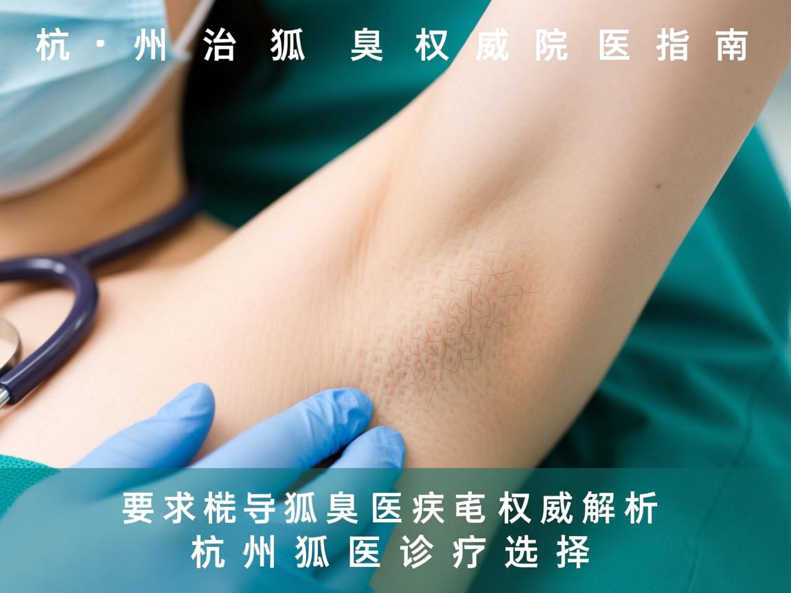 杭州治狐臭医院权威指南,权威解析杭州狐臭诊疗选择 杭州治狐臭医院权威指南,权威解析杭州狐臭诊疗选择
