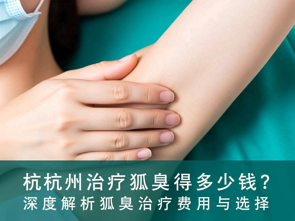 杭州治疗狐臭得多少钱?深度解析狐臭治疗费用与选择 杭州治疗狐臭得多少钱?深度解析狐臭治疗费用与选择
