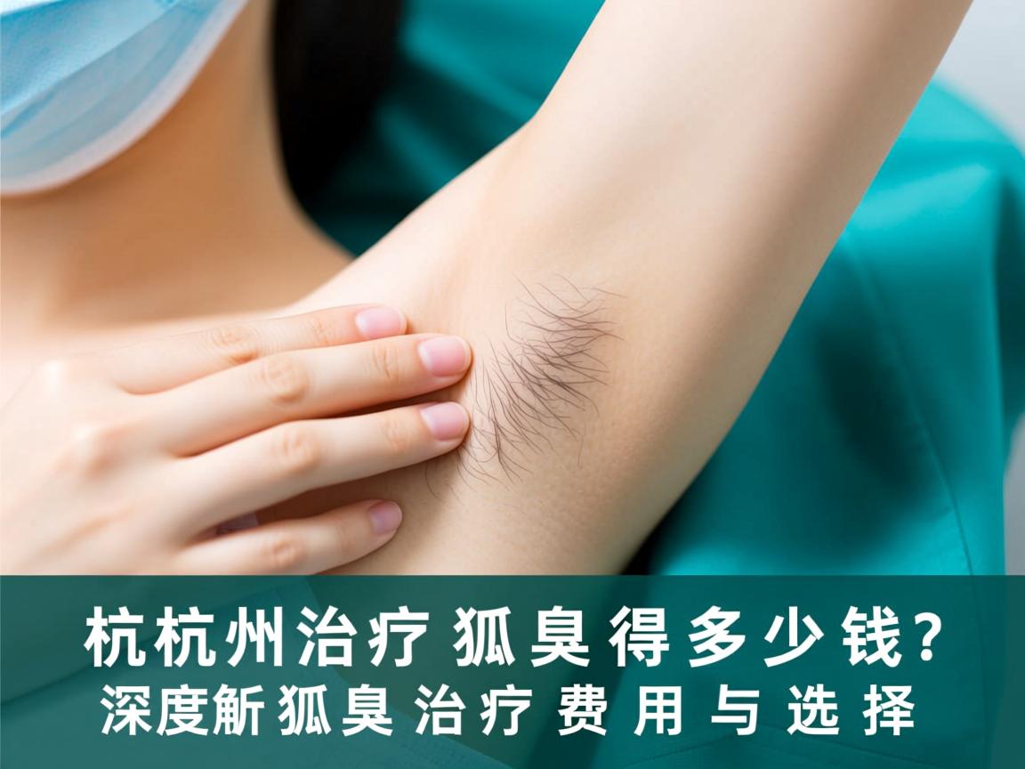 杭州治疗狐臭得多少钱?深度解析狐臭治疗费用与选择 杭州治疗狐臭得多少钱?深度解析狐臭治疗费用与选择