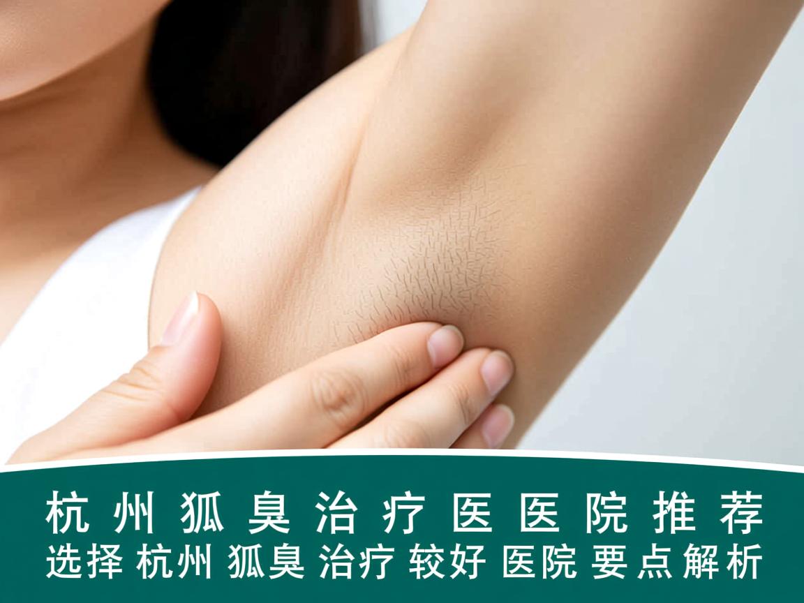 杭州狐臭治疗医院推荐，选择杭州狐臭治疗较好医院的要点解析
