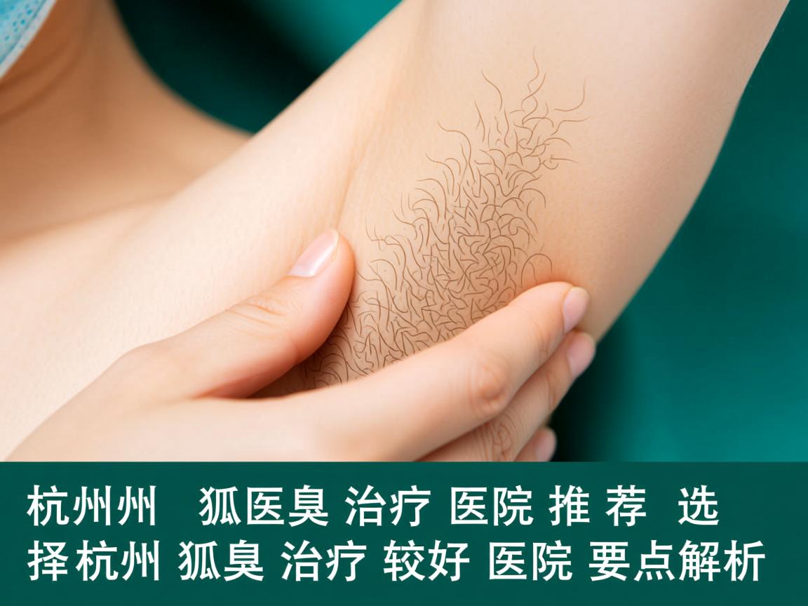 杭州狐臭治疗医院推荐，选择杭州狐臭治疗较好医院的要点解析