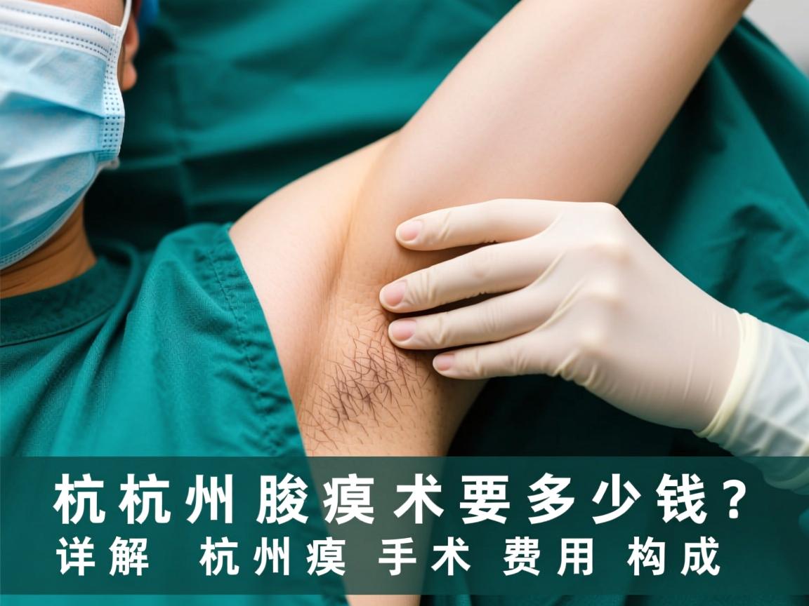 杭州腋臭手术要多少钱？详解杭州腋臭手术费用构成