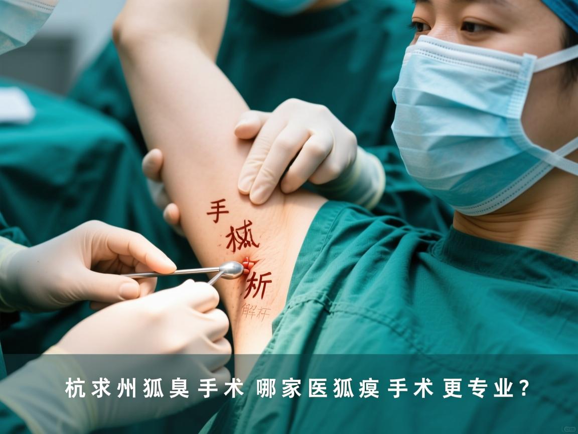 杭州狐臭手术权威解析，哪家医院做狐臭手术更专业？