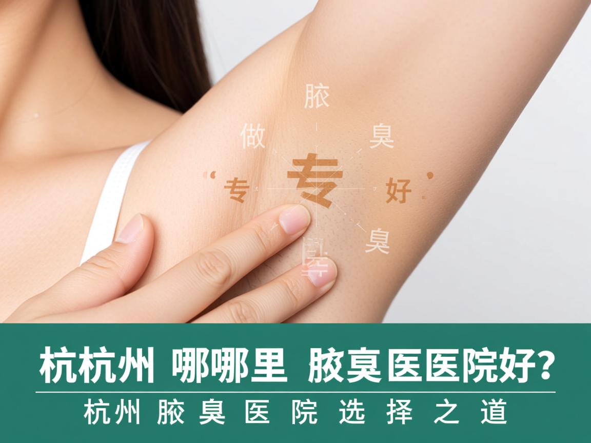 杭州哪里做腋臭医院好？专业解析杭州腋臭医院选择之道