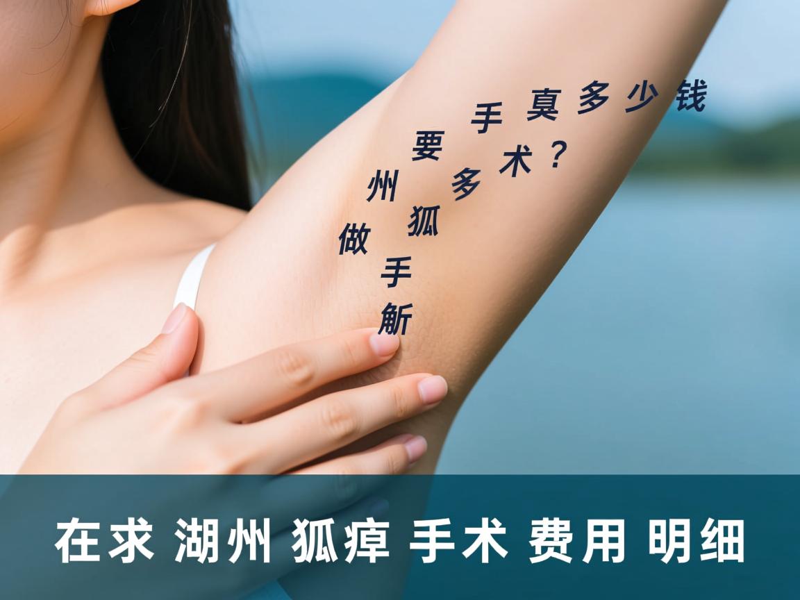 在湖州做狐臭手术要多少钱？解析湖州狐臭手术费用明细