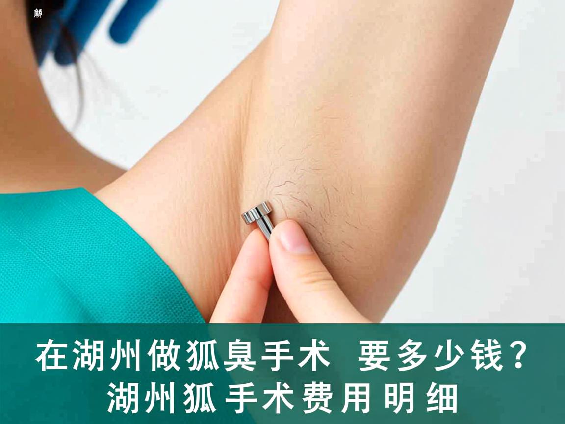 在湖州做狐臭手术要多少钱？解析湖州狐臭手术费用明细