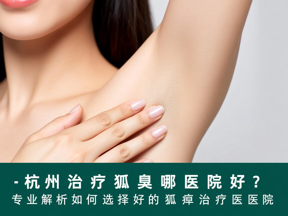 杭州治疗狐臭哪医院好？专业解析如何选择好的狐臭治疗医院
