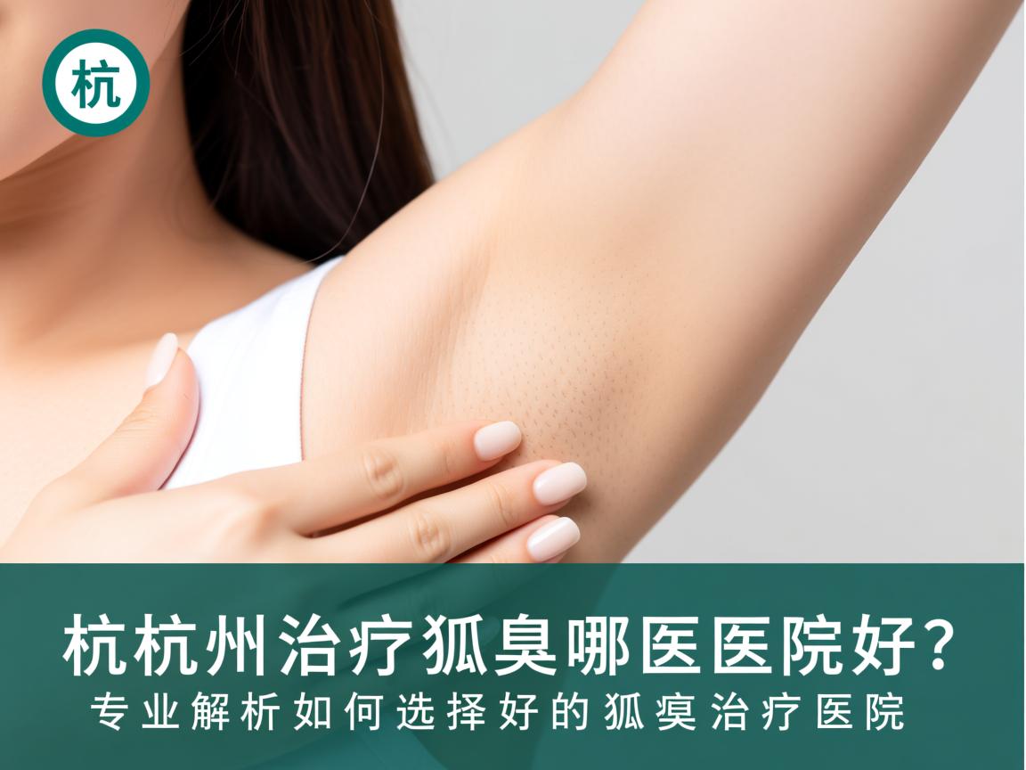 杭州治疗狐臭哪医院好？专业解析如何选择好的狐臭治疗医院
