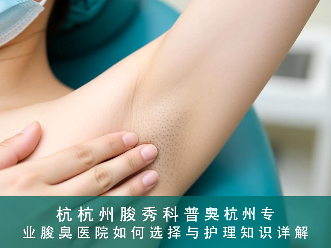 杭州腋秀科普，杭州专业腋臭医院如何选择与护理知识详解