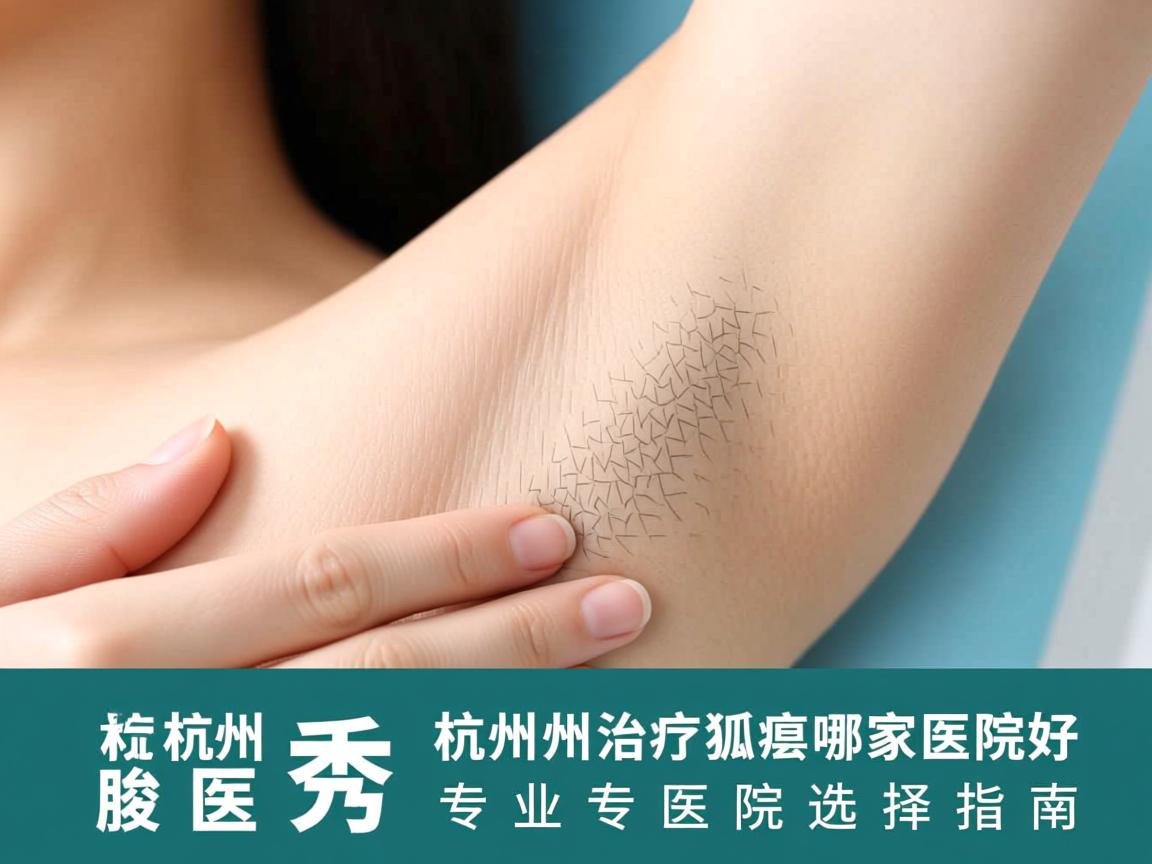 杭州腋秀解析，杭州治疗狐臭哪家医院好，专业医院选择指南