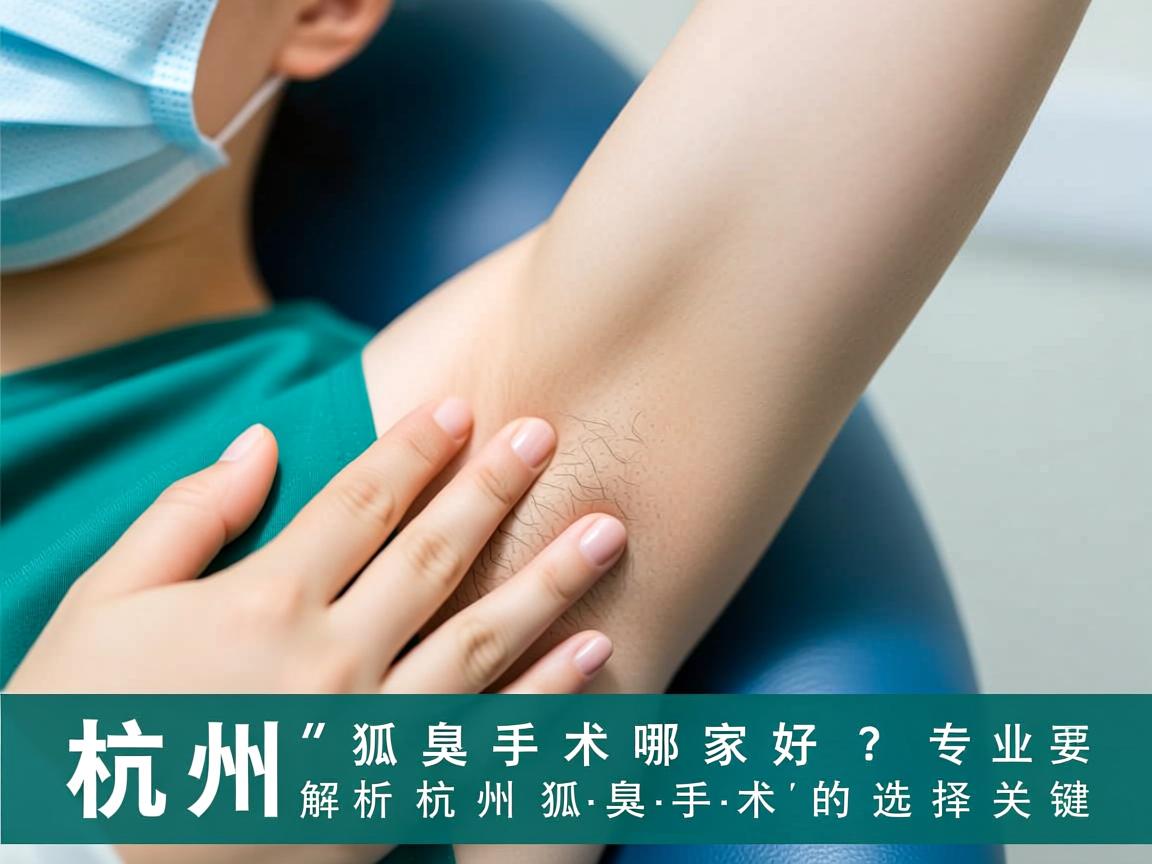杭州狐臭手术哪家好？专业解析杭州狐臭手术的选择关键