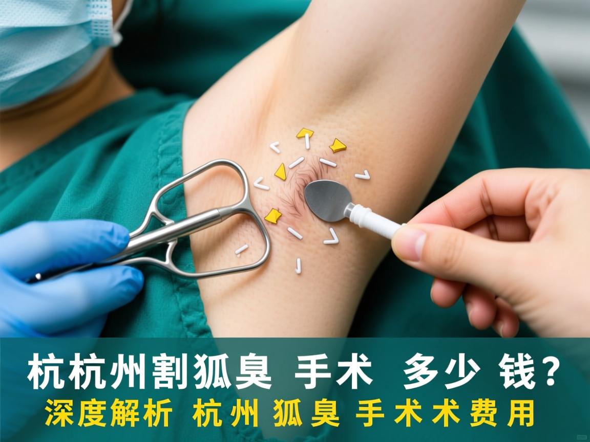杭州割狐臭手术多少钱？深度解析杭州狐臭手术费用