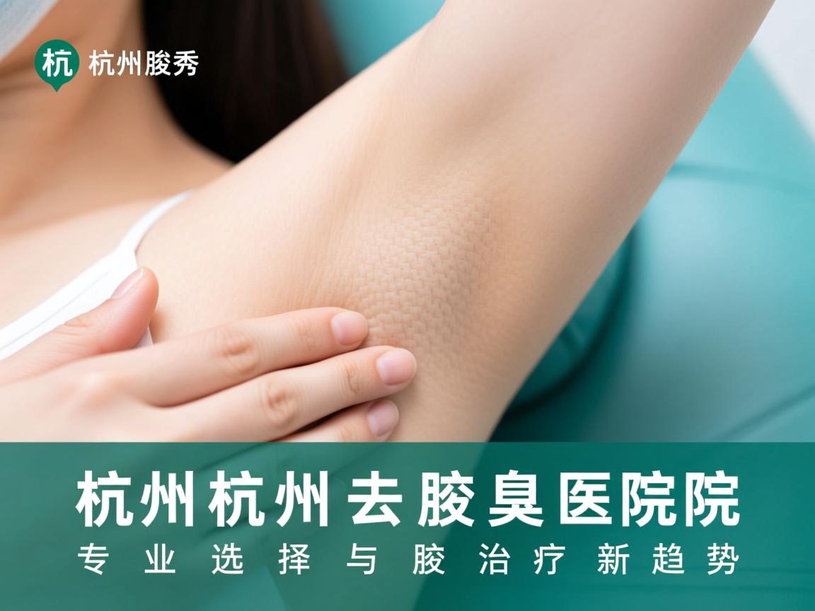 杭州腋秀解析，杭州去腋臭医院的专业选择与腋臭治疗新趋势