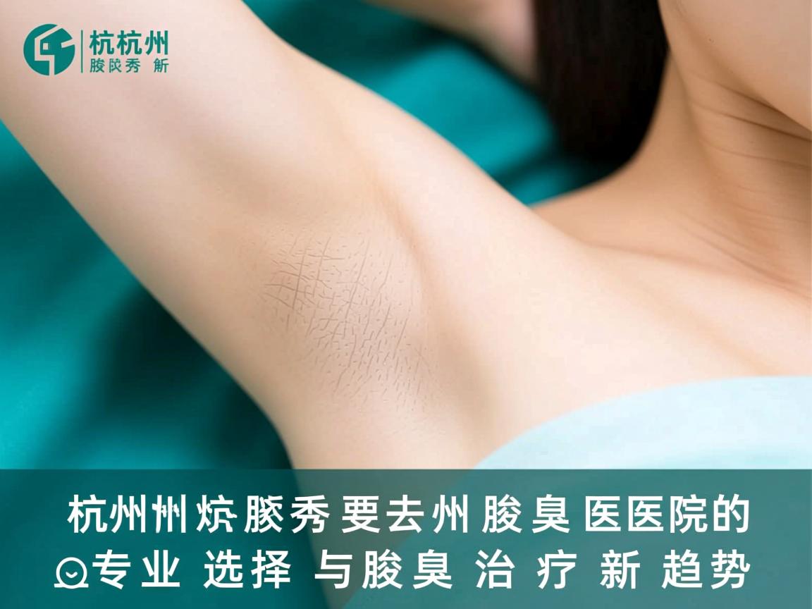 杭州腋秀解析，杭州去腋臭医院的专业选择与腋臭治疗新趋势