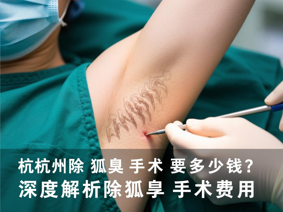 杭州除狐臭手术要多少钱？深度解析除狐臭手术费用