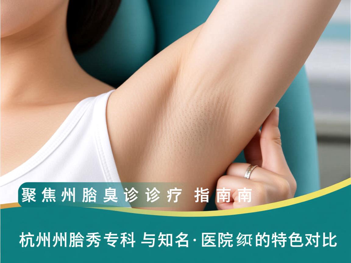 杭州腋臭诊疗指南，聚焦杭州腋秀专科与知名医院的特色对比