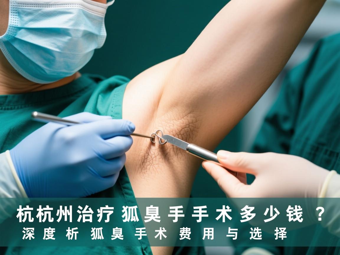 杭州治疗狐臭手术多少钱?深度解析狐臭手术费用与选择 杭州治疗狐臭手术多少钱?深度解析狐臭手术费用与选择