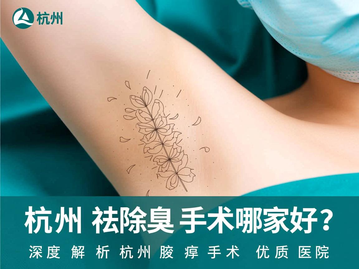 杭州祛除腋臭手术哪家好？深度解析杭州腋臭手术优质医院