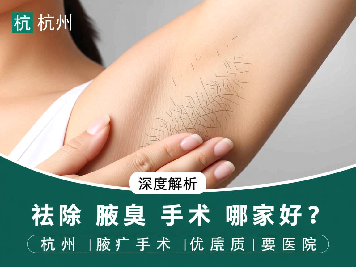杭州祛除腋臭手术哪家好？深度解析杭州腋臭手术优质医院