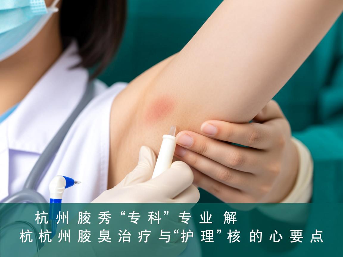 杭州腋秀专科，专业解析杭州腋臭治疗与护理的核心要点