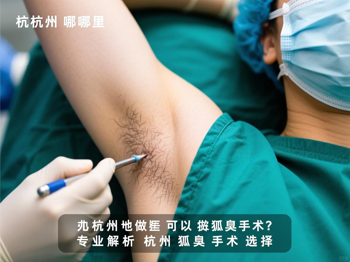杭州哪里可以做狐臭手术？专业解析杭州狐臭手术选择