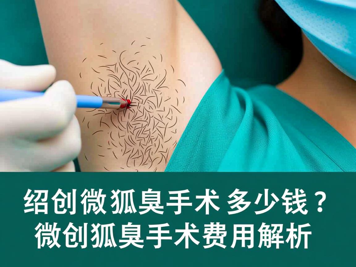 在绍兴做微创狐臭手术多少钱？微创狐臭手术费用解析