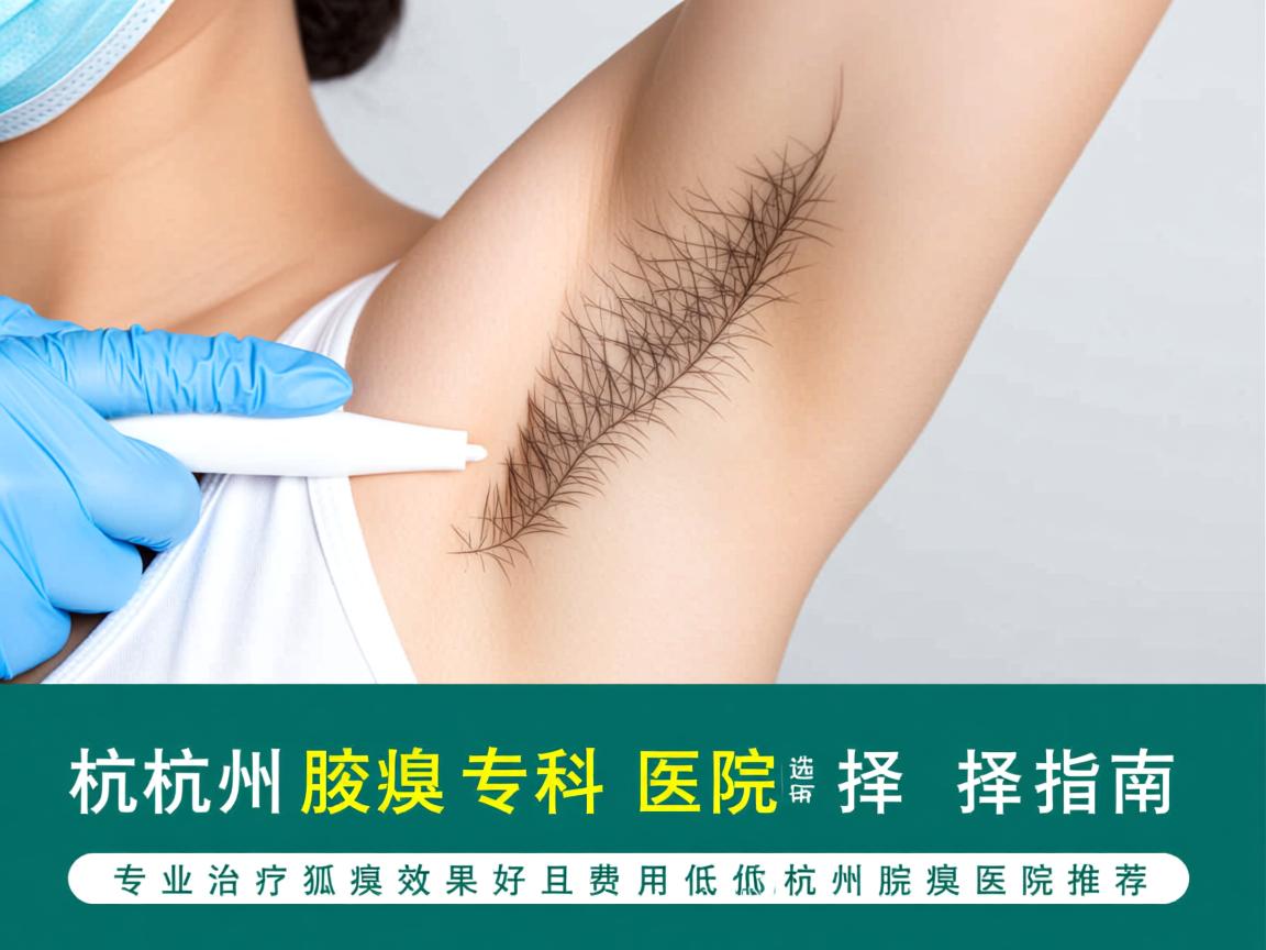 杭州腋臭专科医院选择指南，专业治疗狐臭效果好且费用低的杭州腋臭医院推荐
