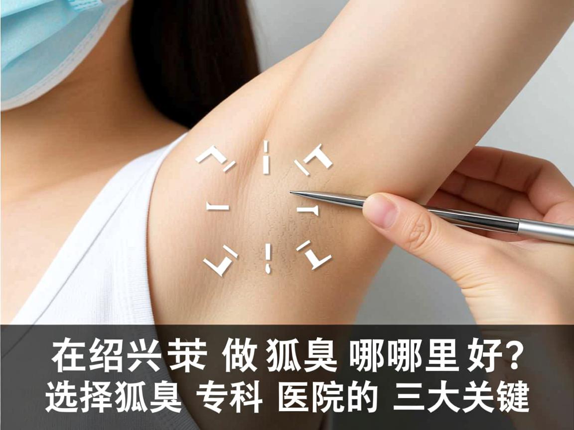 在绍兴做狐臭哪里好？选择狐臭专科医院的三大关键