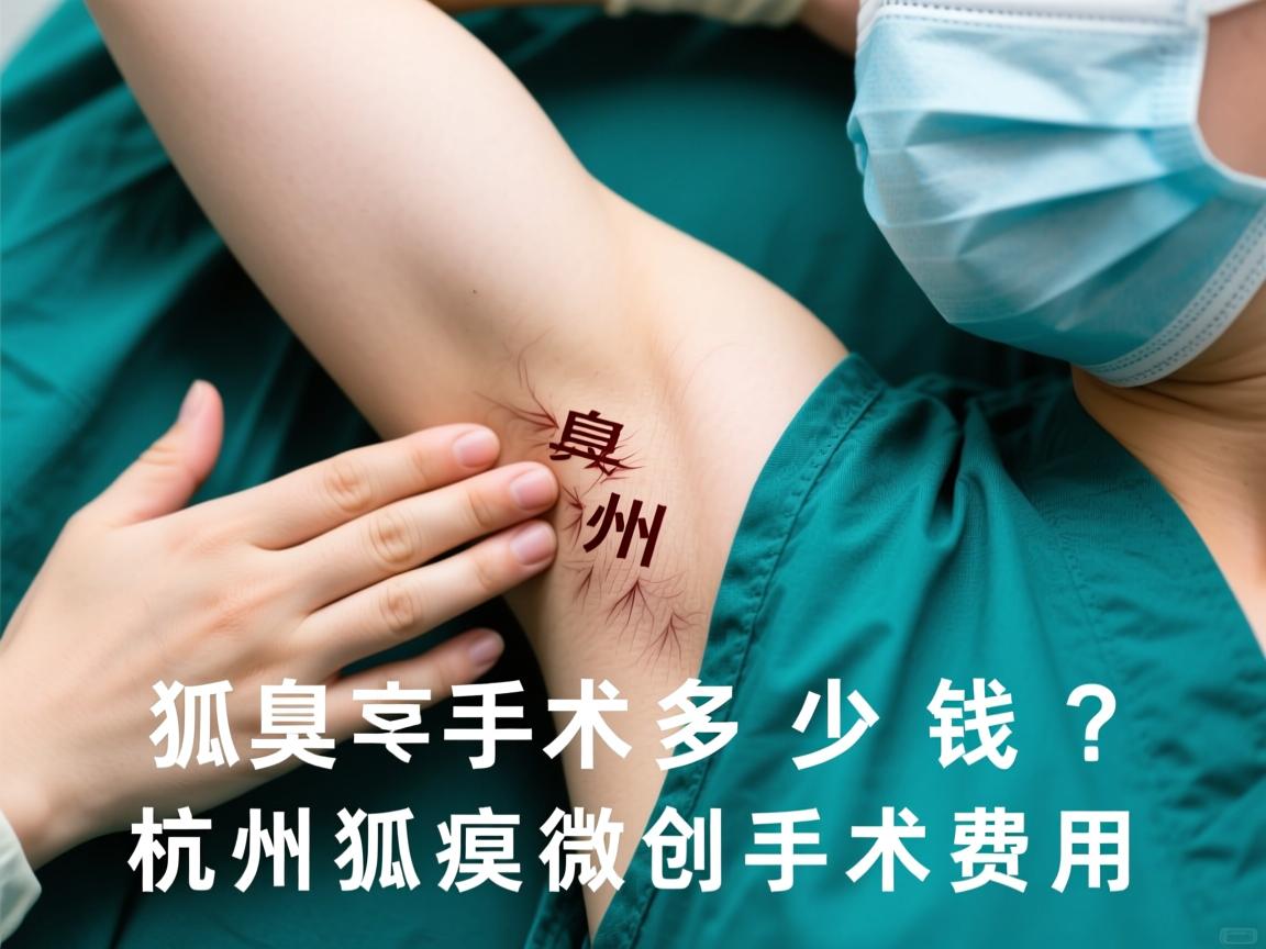 狐臭手术多少钱？深度解析杭州狐臭微创手术费用
