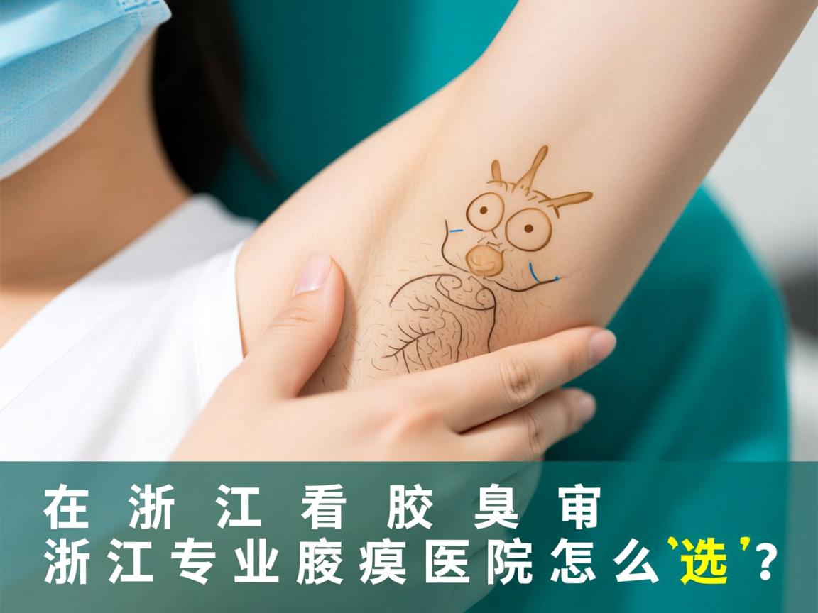 在浙江看腋臭，浙江专业腋臭医院怎么选？