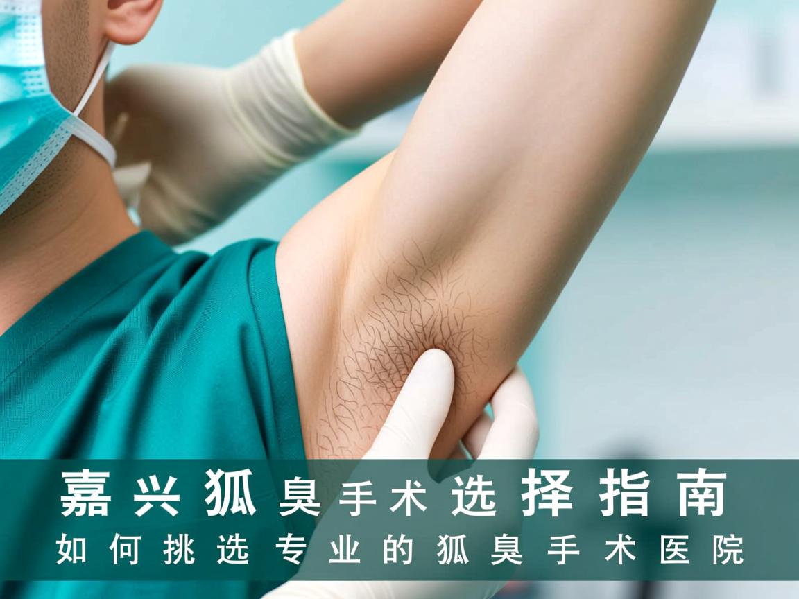 嘉兴狐臭手术选择指南，如何挑选嘉兴专业的狐臭手术医院
