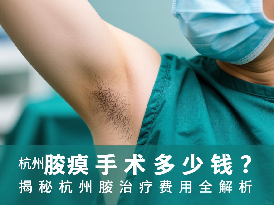 杭州腋臭手术多少钱？揭秘杭州腋臭治疗费用全解析