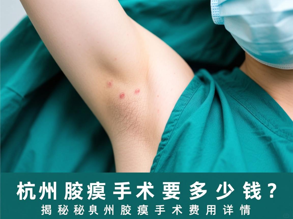 杭州腋臭手术要多少钱？揭秘杭州腋臭手术费用详情