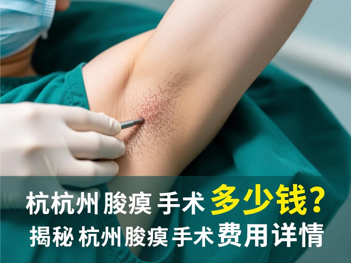 杭州腋臭手术要多少钱？揭秘杭州腋臭手术费用详情