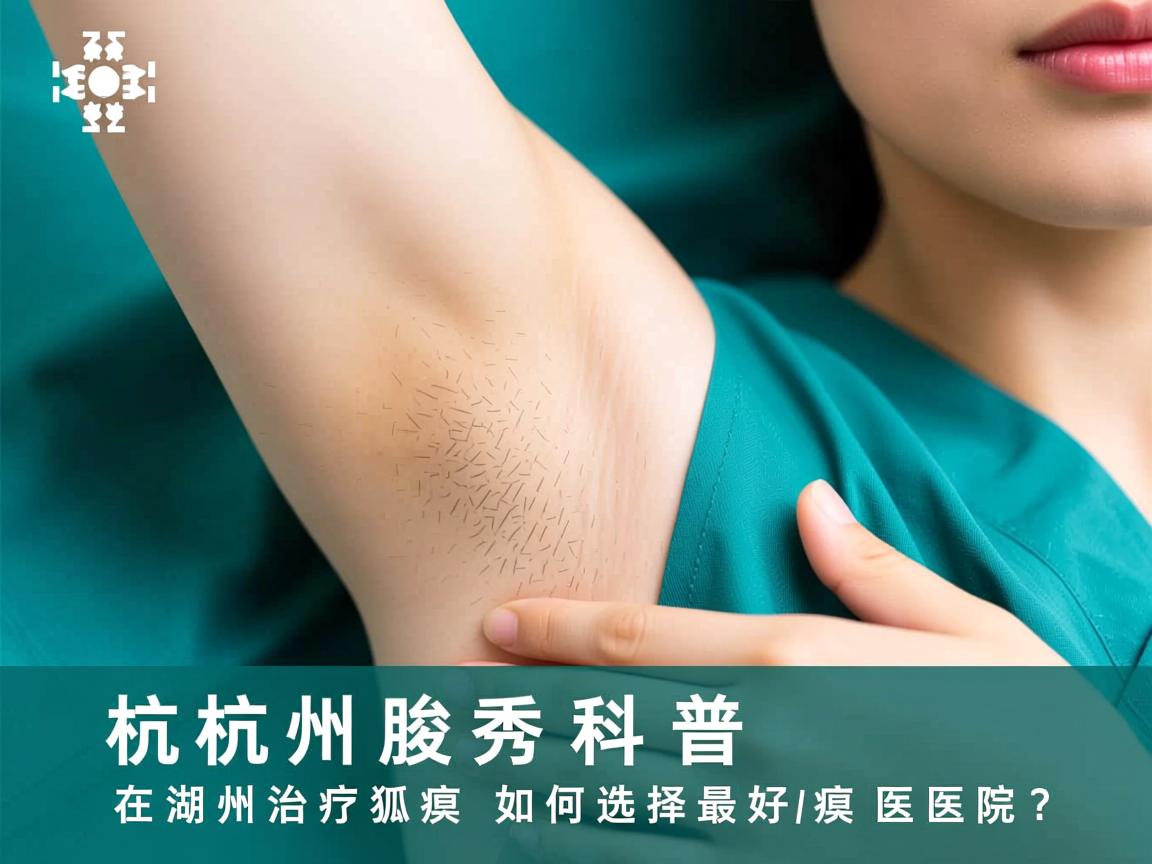 杭州腋秀科普，在湖州治疗狐臭，如何选择最好的狐臭医院？