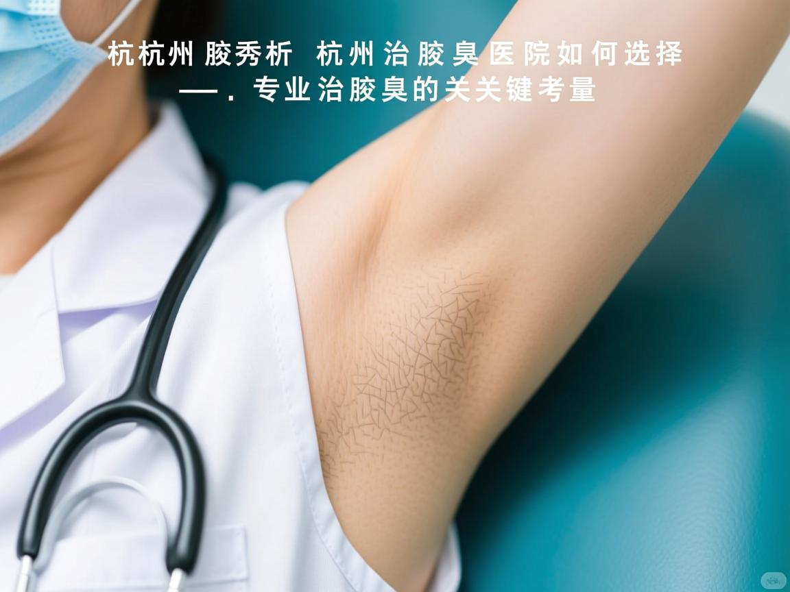 杭州腋秀解析，杭州治腋臭医院如何选择，专业治腋臭的关键考量