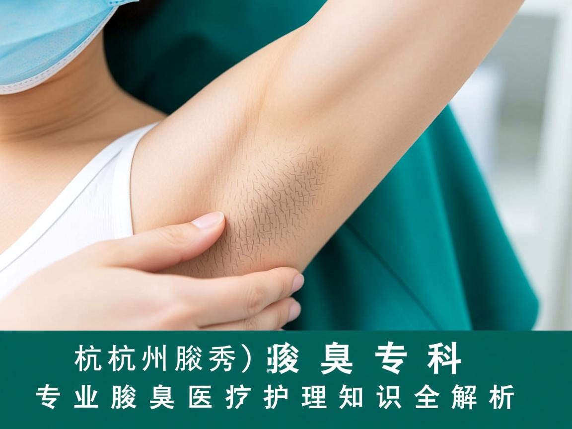 杭州腋秀腋臭专科，专业腋臭医疗护理知识全解析