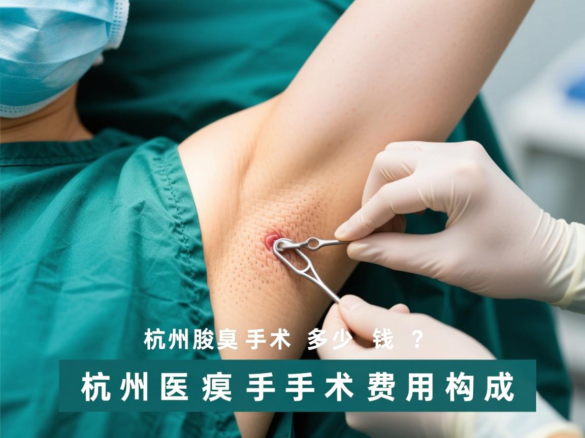 杭州腋臭手术多少钱？详解杭州腋臭手术费用构成
