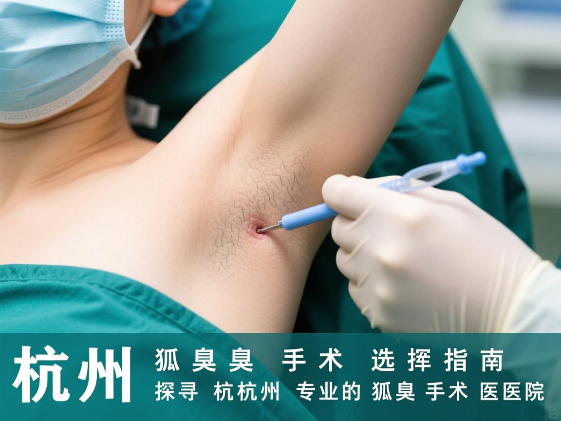 杭州狐臭手术选择指南，探寻杭州专业的狐臭手术医院