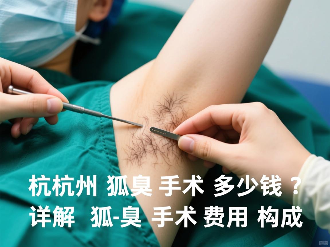 杭州狐臭手术多少钱？详解杭州狐臭手术费用构成
