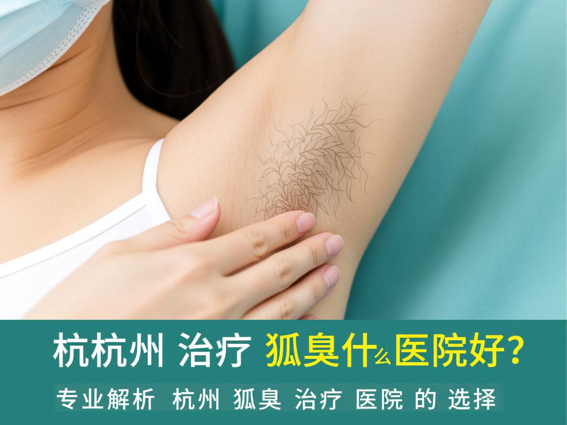 杭州治疗狐臭什么医院好？专业解析杭州狐臭治疗医院的选择