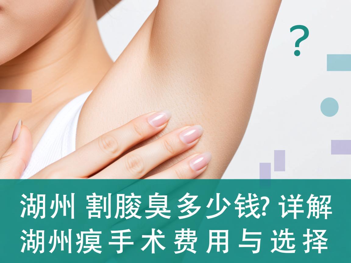 在湖州割腋臭多少钱？详解湖州腋臭手术费用与选择