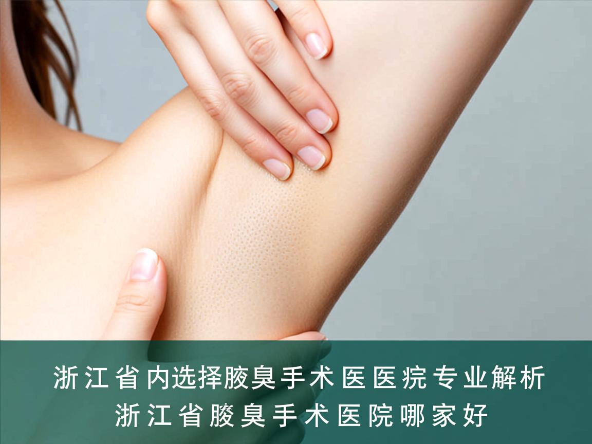 浙江省内选择腋臭手术医院，专业解析浙江省腋臭手术医院哪家好