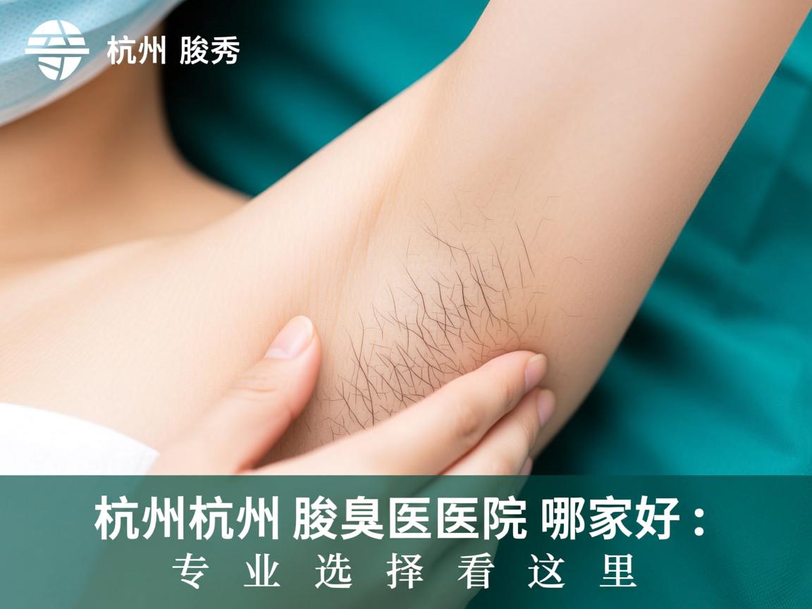 杭州腋秀解析，杭州腋臭医院哪家好，专业选择看这里